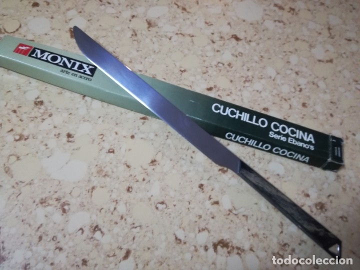 Vintage: CUCHILLO JAMONERO MONIX. Sin usar. - Foto 5