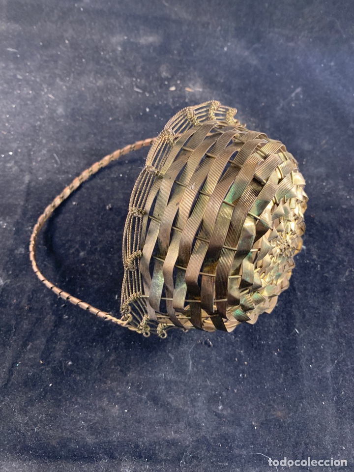 Vintage: Antigua cesta de metal - Foto 2