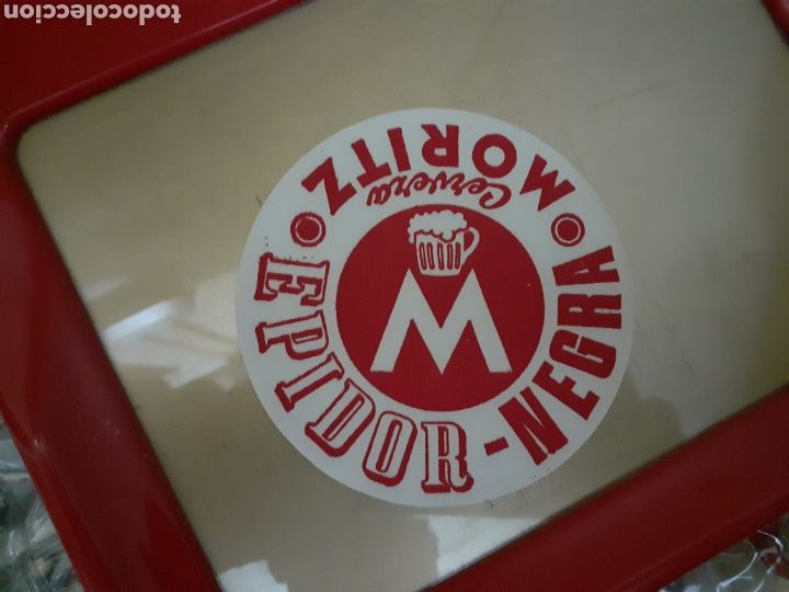 Vintage: Posavaso de cervezas moritz antiguo