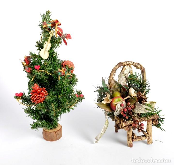 Vintage: 2 Centros navide&ntilde;os de los a&ntilde;os 80.