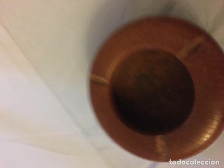 Vintage: CENICERO TALLADO EN MADERA NOBLE - Foto 3