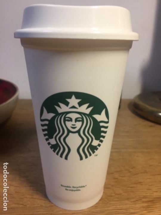 Vintage: Vaso vintage original de Starbucks 19cm