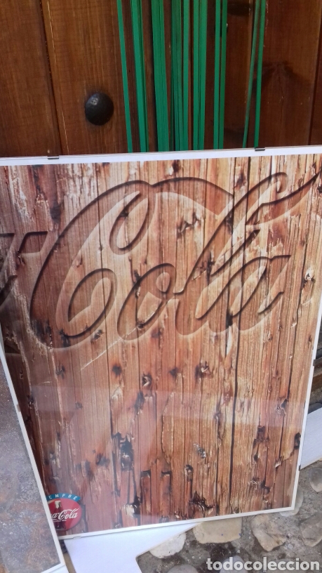 Vintage: 4 carteles cocacola. - Foto 1