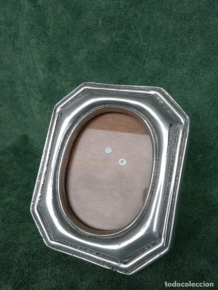 Vintage: PEQUE&Ntilde;O MARCO DE PELTRE - PEWTER MEXICANO CANC&Uacute;N M&Eacute;XICO