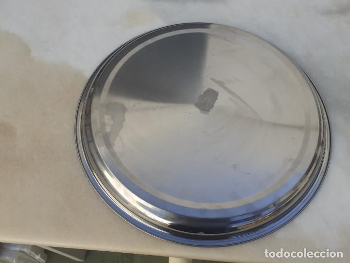 Vintage: bandeja de acero redonda - Foto 2