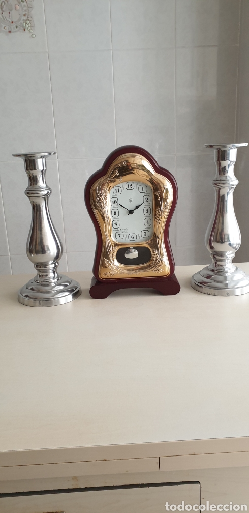 Vintage: Conjunto de reloj y candelabros modernos - Foto 3