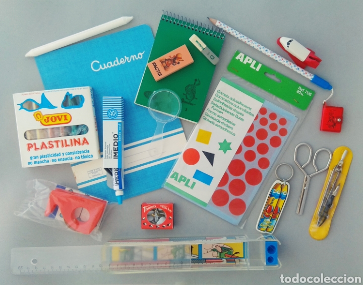 Vintage: LOTE ESCOLAR EGB 1984 16items. - Foto 1