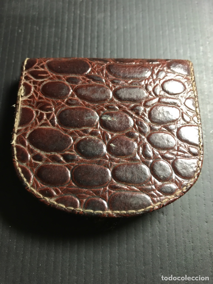 Vintage: Monedero piel. Modelo tac&oacute;n. - Foto 2