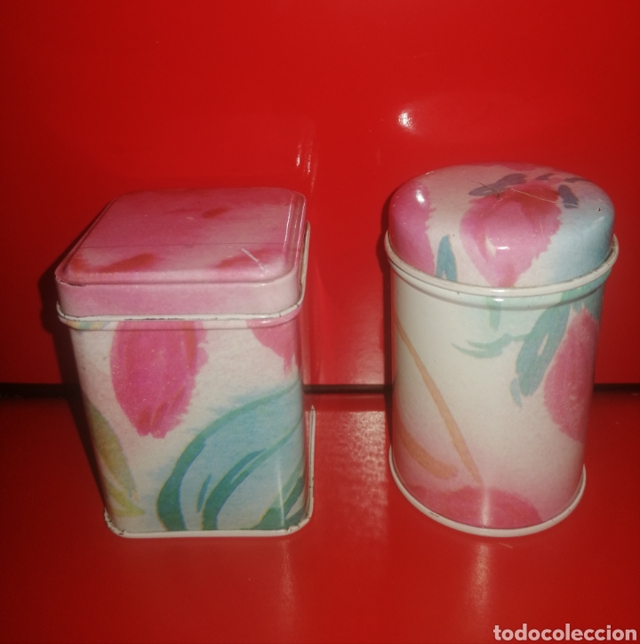 Vintage: Cajas/latas met&aacute;licas - Foto 4