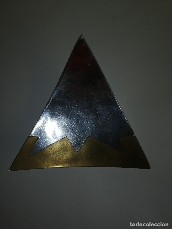 Vintage: Bandeja de dise&ntilde;o bronce aluminio - Foto 5