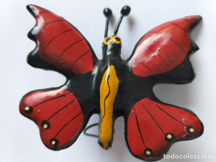 Vintage: MARIPOSA PARA COLGAR EN LA PARED - Foto 2