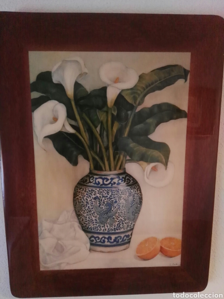 Vintage: Cuadro pintado sobre madera. Firmado - Foto 2