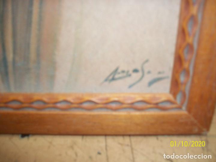 Vintage: CUADRO DE FLORES TULIPANES - Foto 5