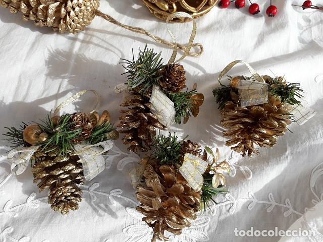 Vintage: 4 pi&ntilde;as navide&ntilde;as - Foto 1