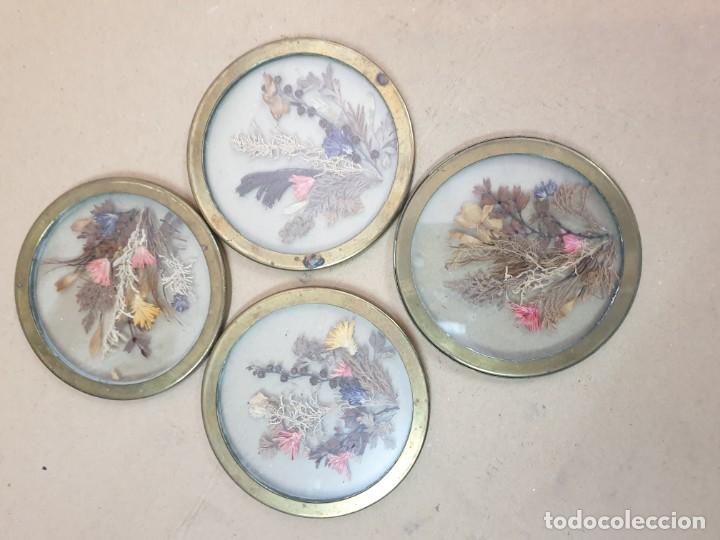 Vintage: 4 MARCOS REDONDOS HOJAS - Foto 6