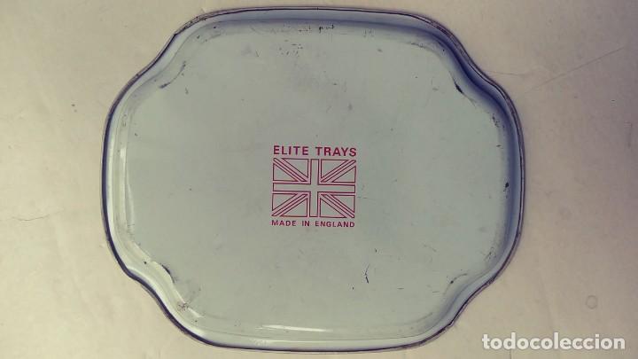 Vintage: bandeja estampada mini  de metal - Foto 4