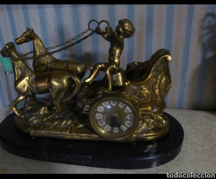 Vintage: Reloj de bronce - Foto 1