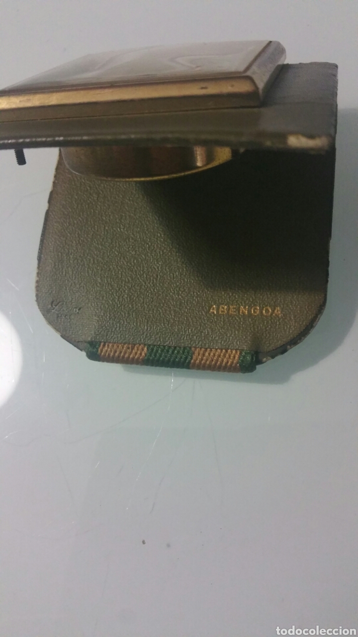Vintage: Term&oacute;metro de sobremesa vintage, ABENGOA. ( funciona ). - Foto 4