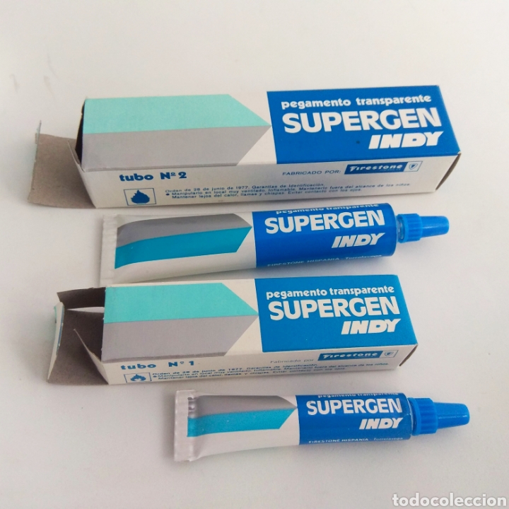 Vintage: ANTIGUO PEGAMENTO SUPERGEN INDY - Foto 1