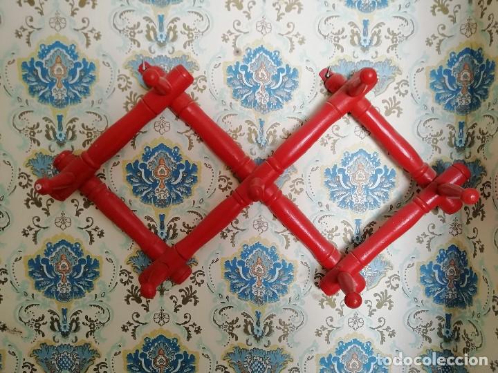 Vintage: PERCHA EXTENSIBLE - PLEGABLE - GRAN DISE&Ntilde;O VINTAGE - Foto 1