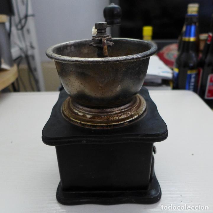 Vintage: REPLICA DE MOLINILLO DE CAFE DE MADERA Y METAL - Foto 5