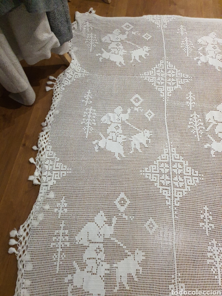 Vintage: colcha crochet - Foto 9