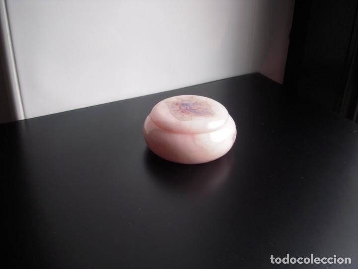 Vintage: CAJITA DE ALABASTRO ROSA - Foto 1