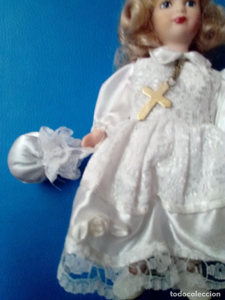Vintage: MU&Ntilde;ECA DE PORCELANA. PRIMERA COMUNI&Oacute;N. C2JV - Foto 3
