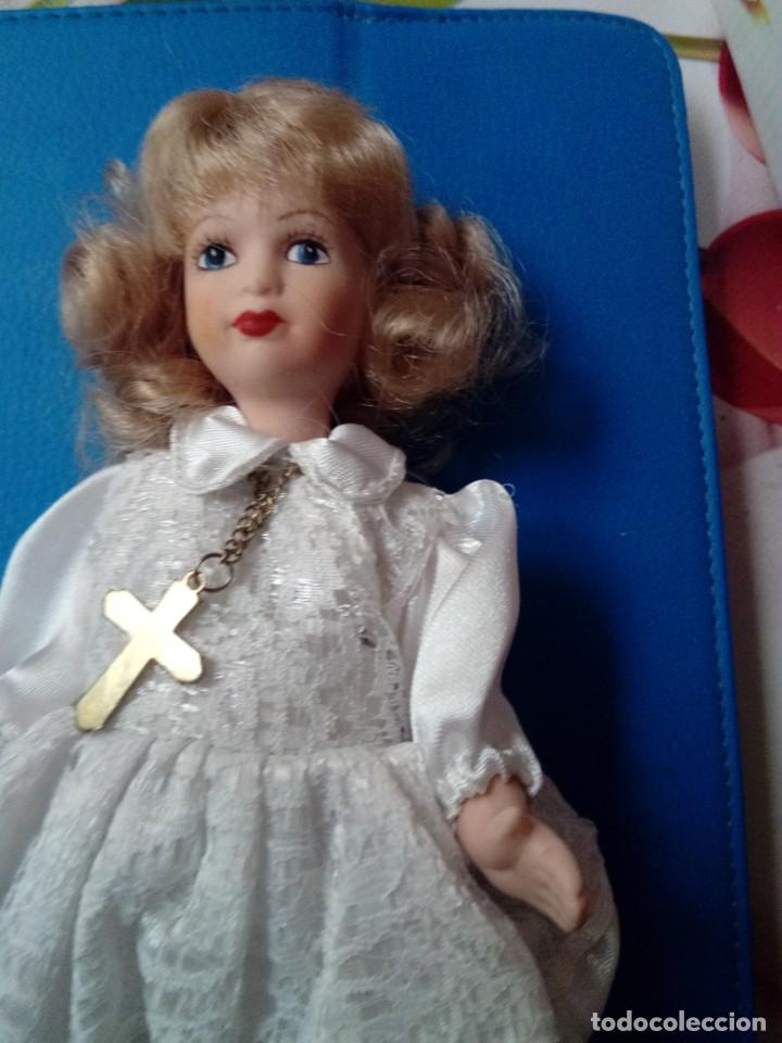 Vintage: MU&Ntilde;ECA DE PORCELANA. PRIMERA COMUNI&Oacute;N. C2JV - Foto 4