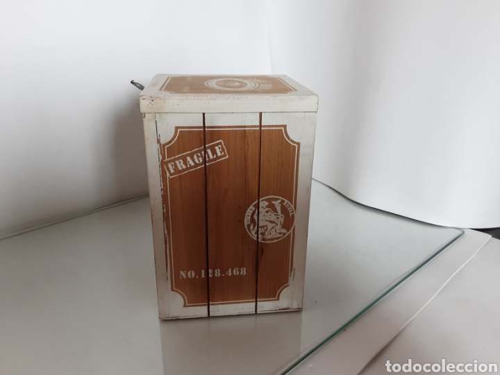 Vintage: Bote madera caf&eacute; - Foto 4