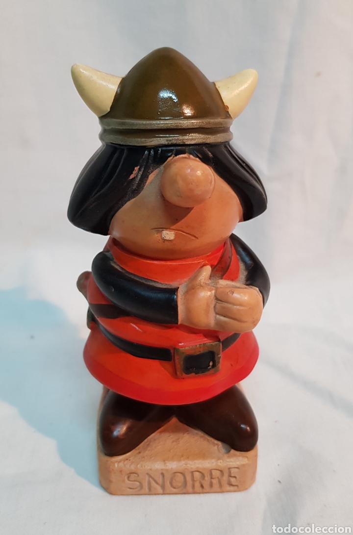 Vintage: FIGURA SNORRE DE TERRACOTA, DE LA SERIE VICKIE EL VIKINGO, ARTESANIA TOYS