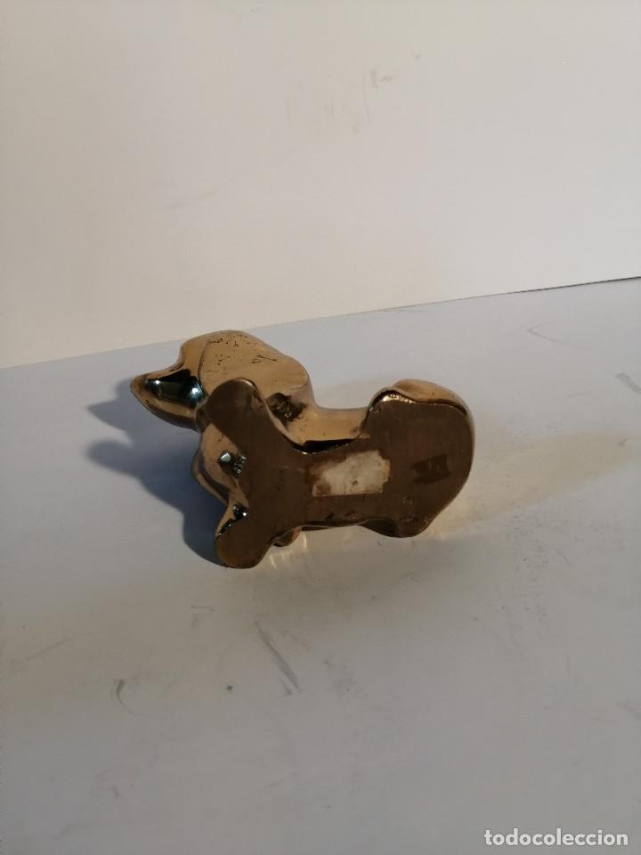 Vintage: Figura perro bronce - lat&oacute;n macizo - Foto 3