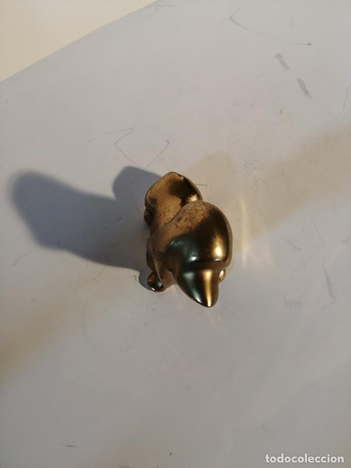 Vintage: Figura perro bronce - lat&oacute;n macizo - Foto 4