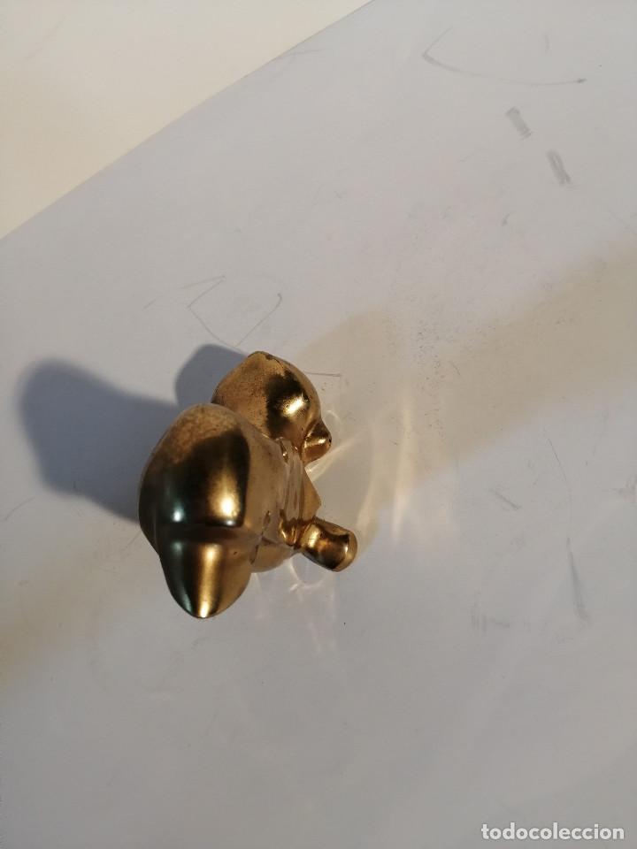 Vintage: Figura perro bronce - lat&oacute;n macizo - Foto 5