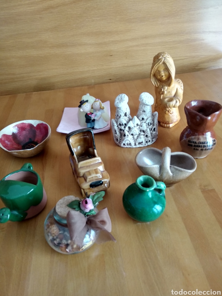 Vintage: Lote 10 objetos de decoraci&oacute;n - Foto 1