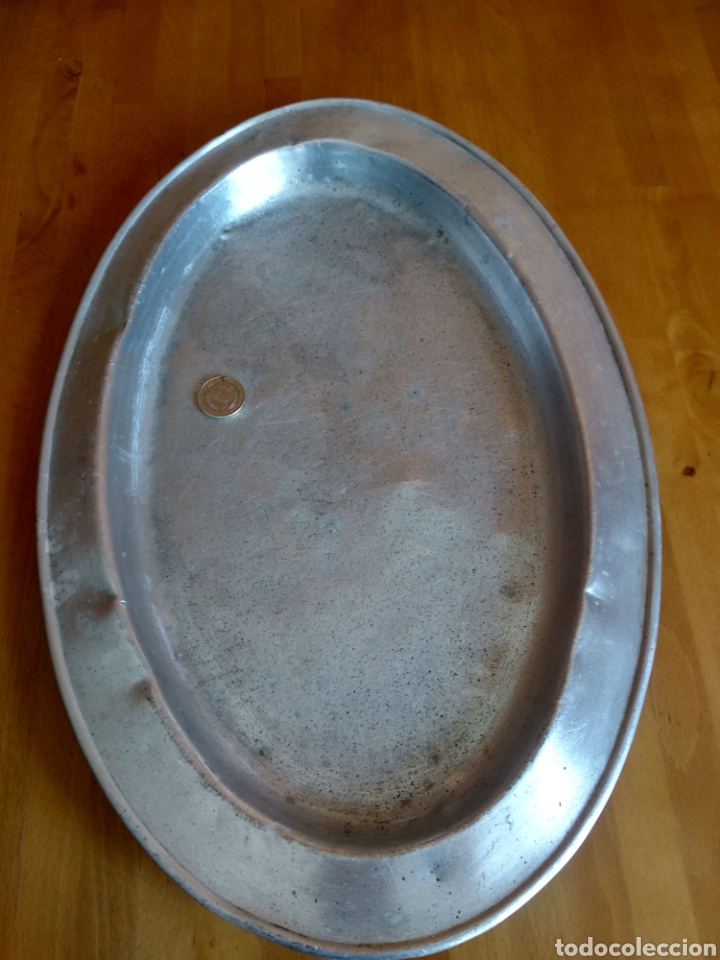 Vintage: 2 platas de aluminio - Foto 3