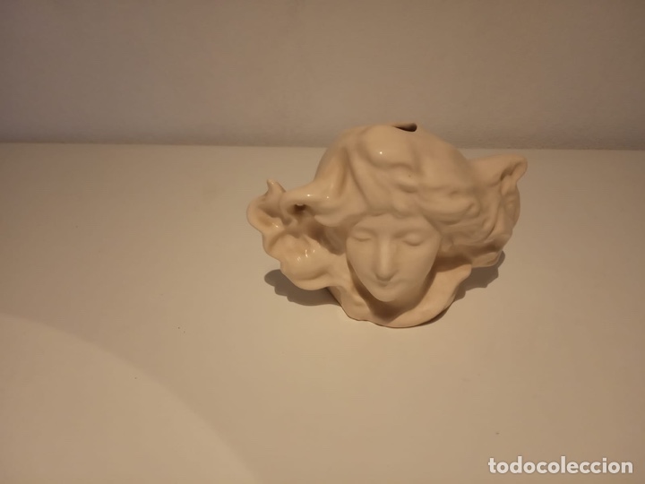 Vintage: Figura cer&aacute;mica florero - Foto 2