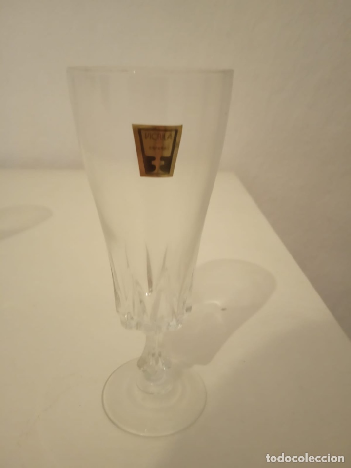 Vintage: 6 Copas de cava vintage - Foto 4