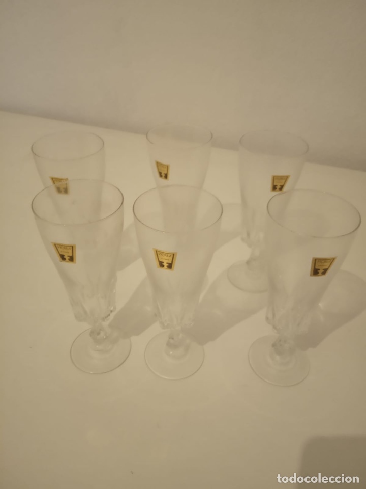 Vintage: 6 Copas de cava vintage - Foto 1
