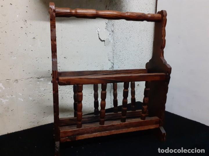 Vintage: Revistero madera vintage - Foto 2
