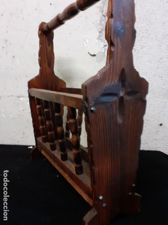 Vintage: Revistero madera vintage - Foto 5