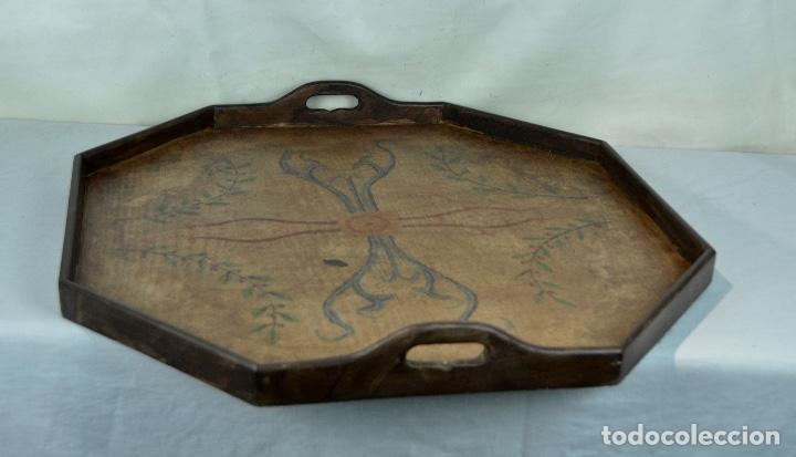 Vintage: Bandeja octogonal pintada - Foto 10
