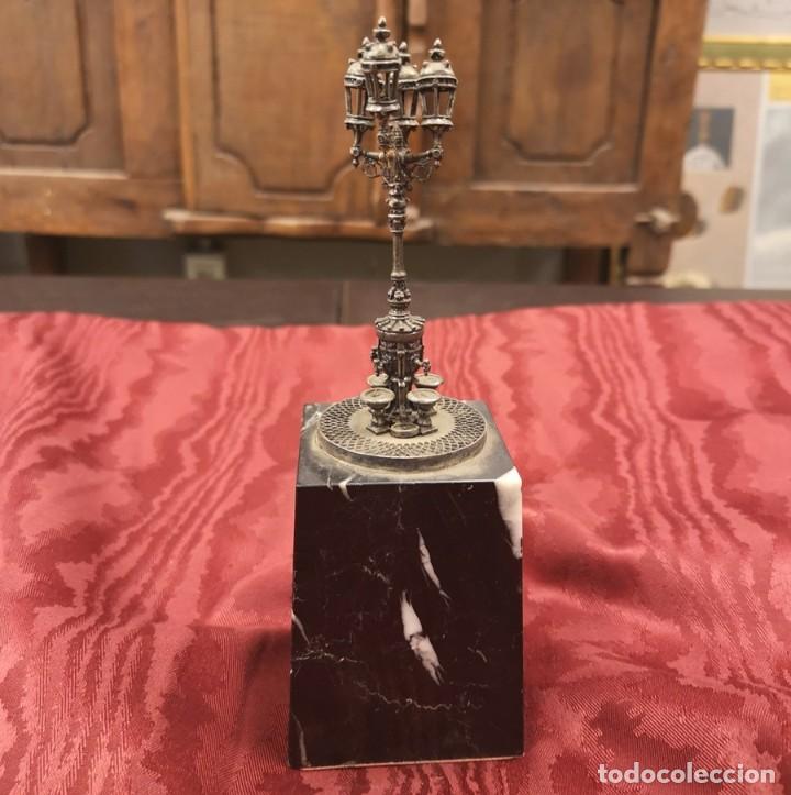 Vintage: Farola de metal. - Foto 1