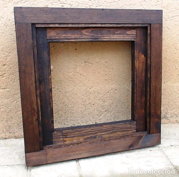 Vintage: ventanuco o ventana de madera rustico , de pueblo, medida 60 x 60cm , ven365