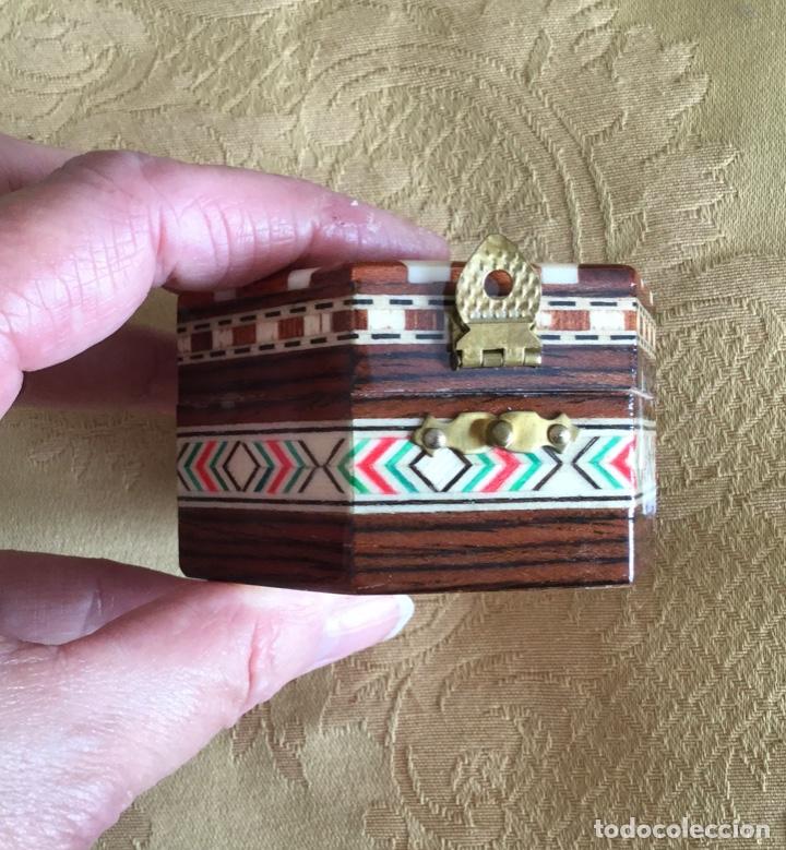 Vintage: PEQUE&Ntilde;A CAJA DE TARACEA - Foto 7