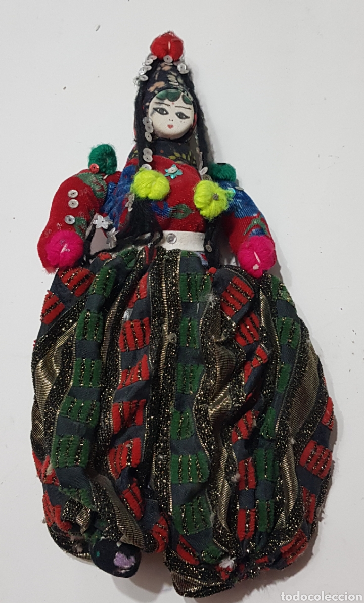 Vintage: Mu&ntilde;eca oriental - 30 cm - car176 - Foto 1