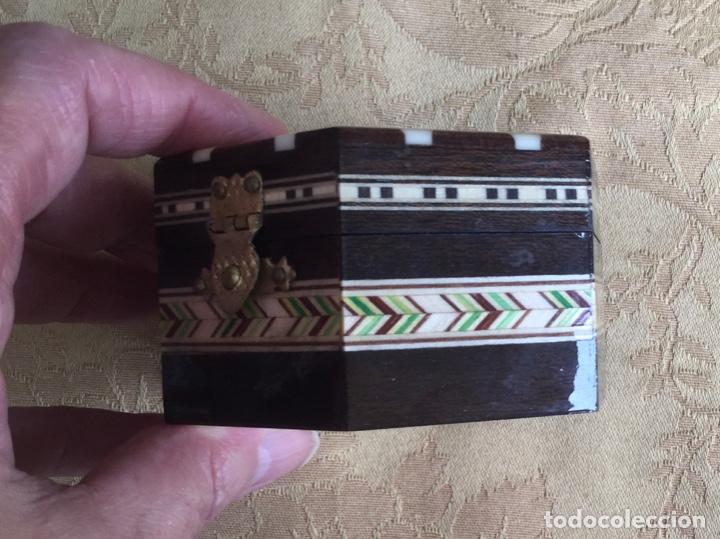 Vintage: PEQUE&Ntilde;A CAJA DE TARACEA - Foto 6