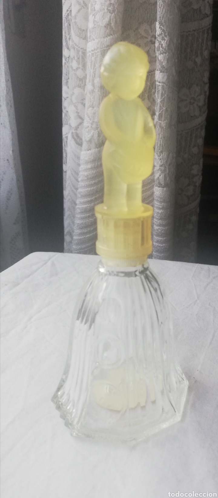 Vintage: Frasco de cristal en forma de campana de Avon