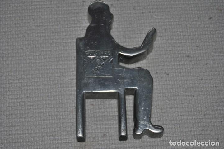 Vintage: FIGURA MACIZA DE ALUMINIO DEL BULEVARD ROSA  - BARCELONA