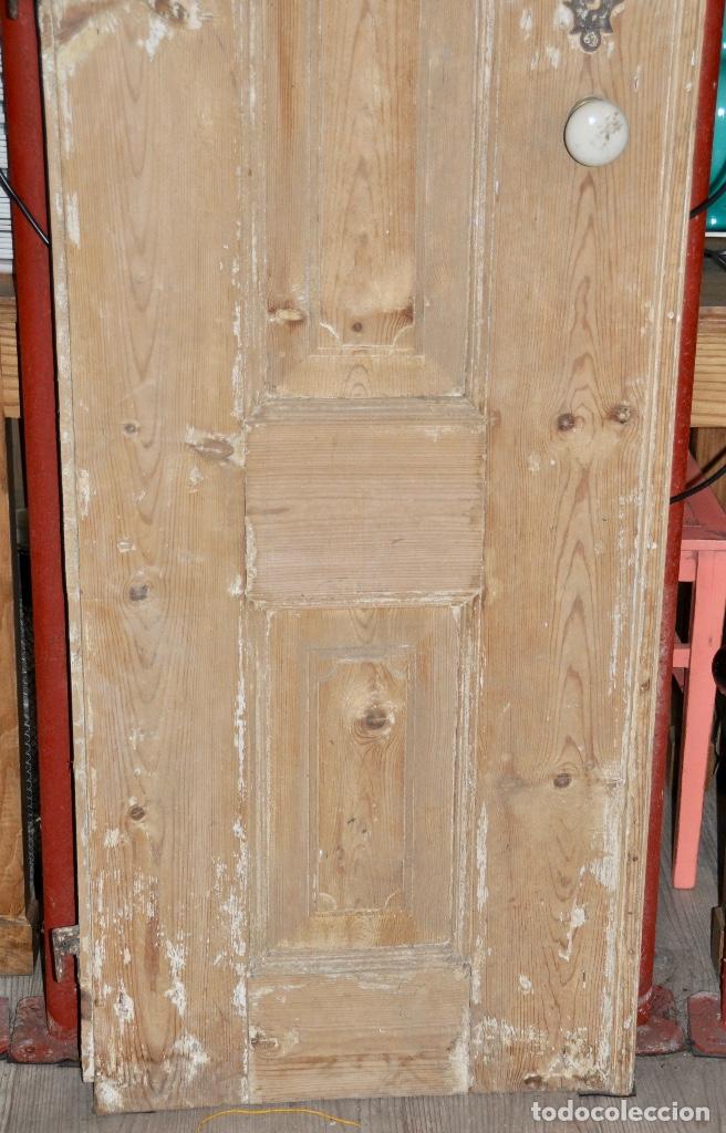 Vintage: Puerta en pino tea - Foto 4